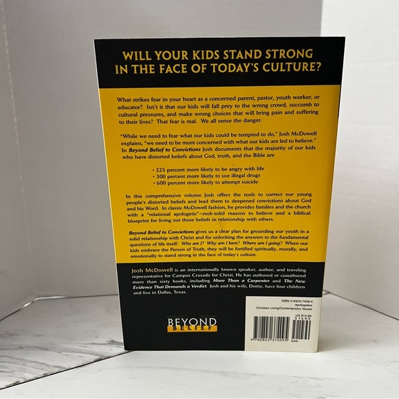 Beyond Belief To Convictions Josh McDowell & Bob Hostetler Book - Picture 2 of 11